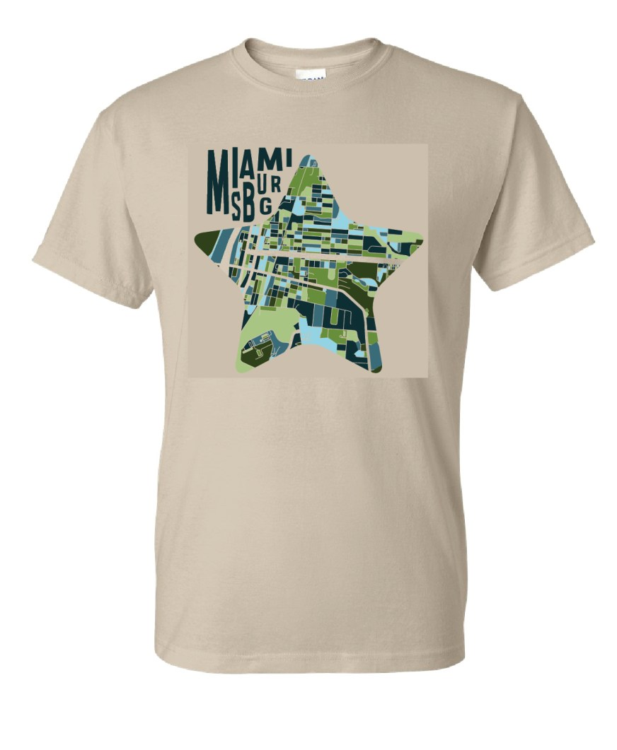 Miamisburg Star Map T-Shirt